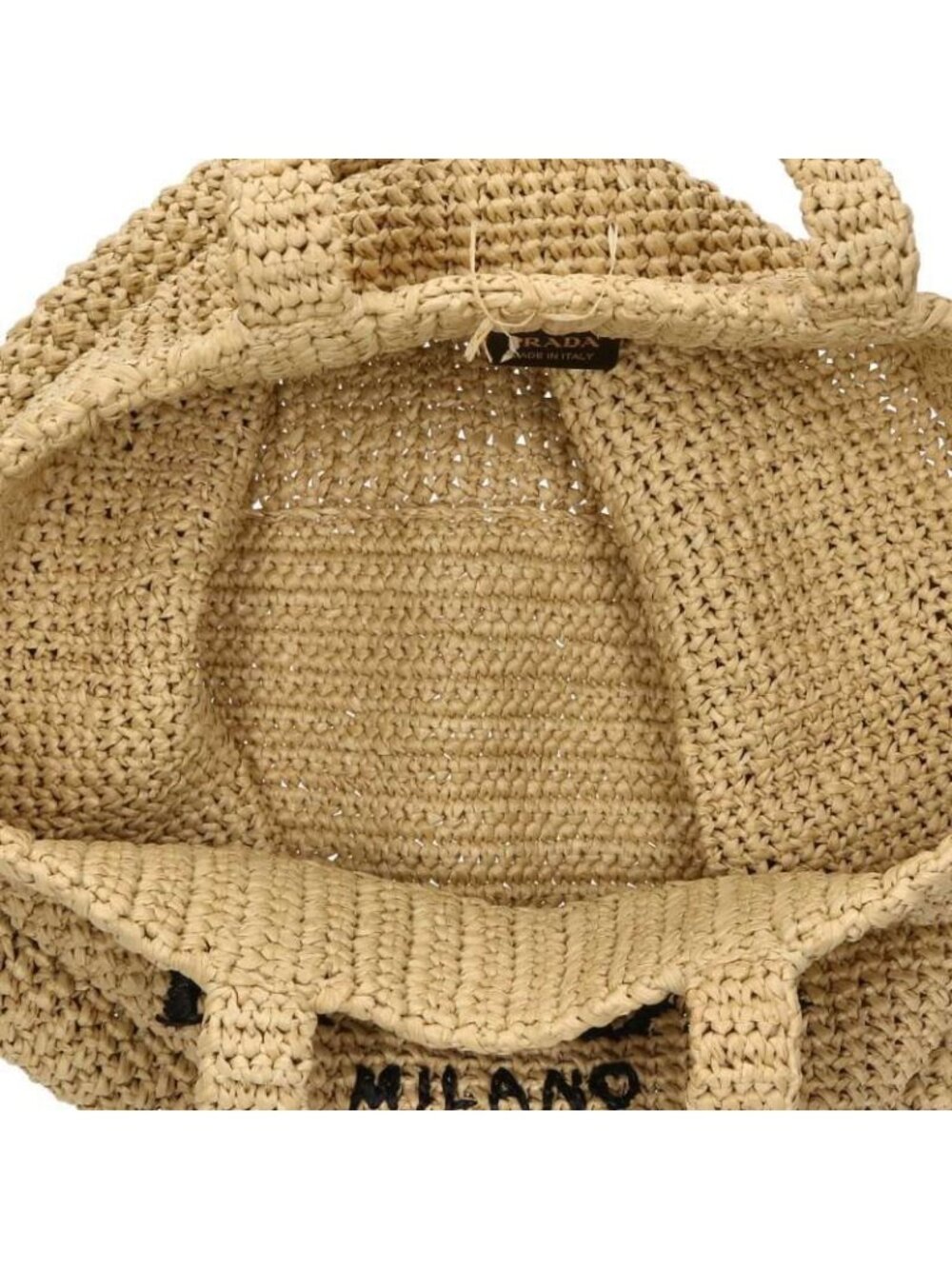 ★SOLD★ Prada Crochet Logo Tote - Picture 3 of 5